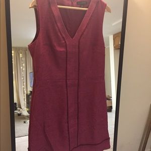 Banana republic cranberry shift dress